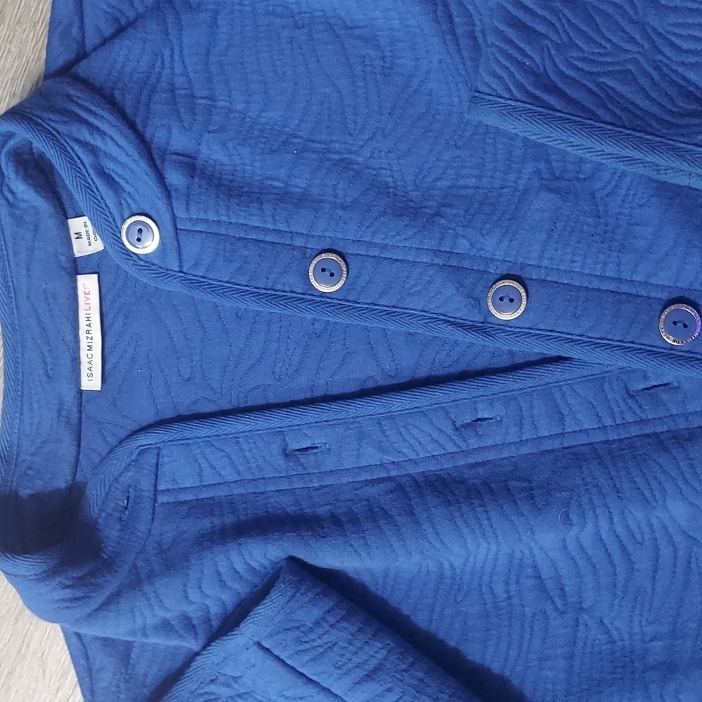 Beautiful blue designer cardigan.. designers drips - Picture 2 of 3